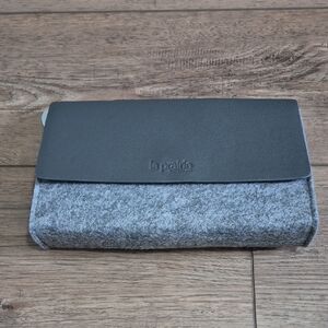 La Prairie Charcoal and Light Gray Clutch